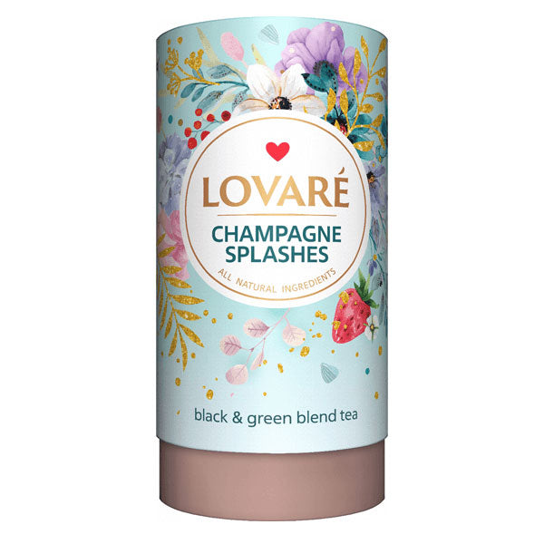 Чай черный и зеленый рассыпной «Брызги шампанского» – 80 г (2,82 унции)